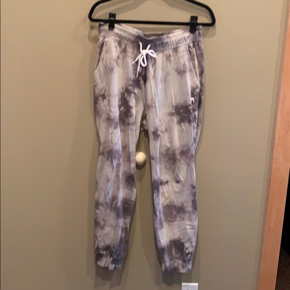 PINK Tie-Dye Joggers